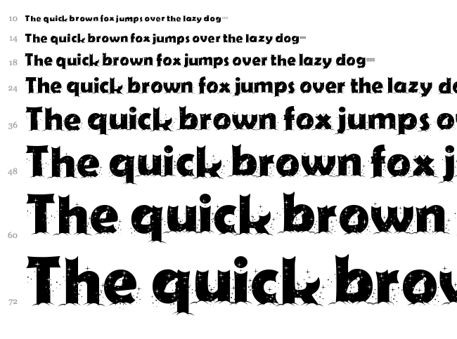 First Christmas font waterfall